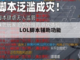LOL脚本辅助功能，lol脚本辅助功能有哪些