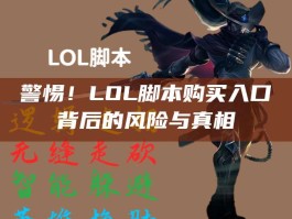 警惕！LOL脚本购买入口背后的风险与真相