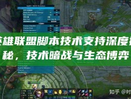 英雄联盟脚本技术支持深度揭秘，技术暗战与生态博弈