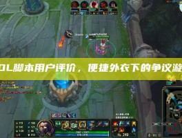 LOL脚本用户评价，便捷外衣下的争议漩涡