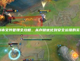 LOL脚本文件管理全攻略，从存储优化到安全运维的实战指南
