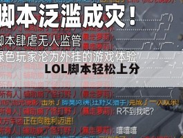 LOL脚本轻松上分，lol脚本轻松上分教程