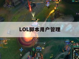 LOL脚本用户管理，lol脚本在进入客户端后能开吗?