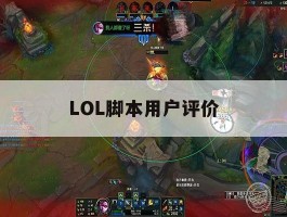 LOL脚本用户评价，lol脚本用户评价怎么看