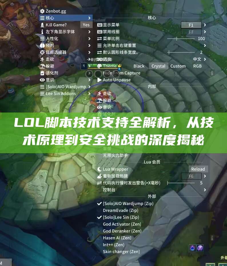 LOL脚本技术支持全解析,从技术原理到安全挑战的深度揭秘