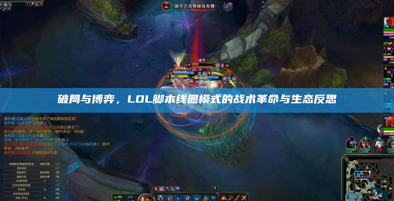 破局与博弈,LOL脚本线圈模式的战术革命与生态反思