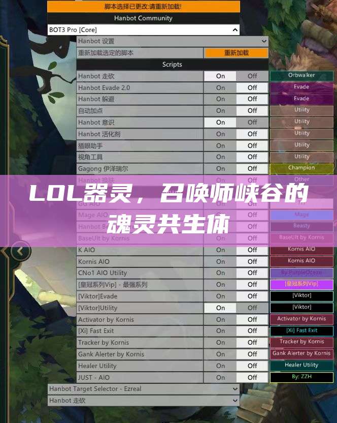 LOL器灵,召唤师峡谷的魂灵共生体