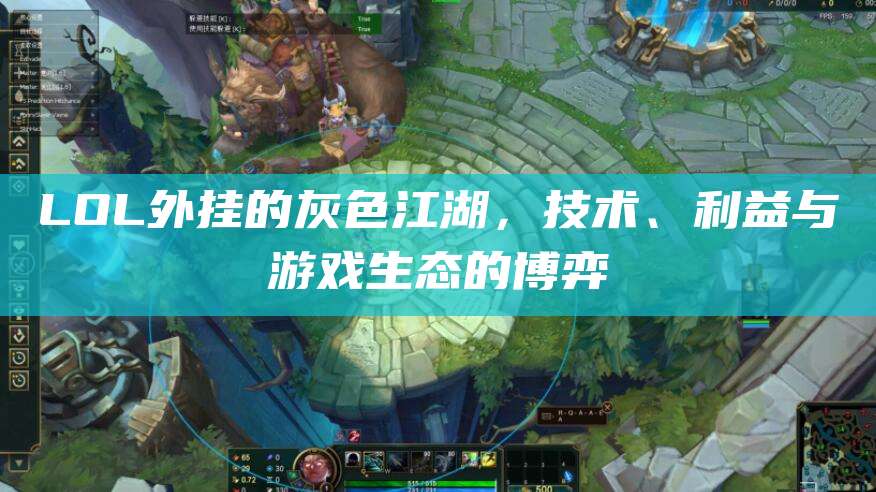LOL外挂的灰色江湖,技术、利益与游戏生态的博弈