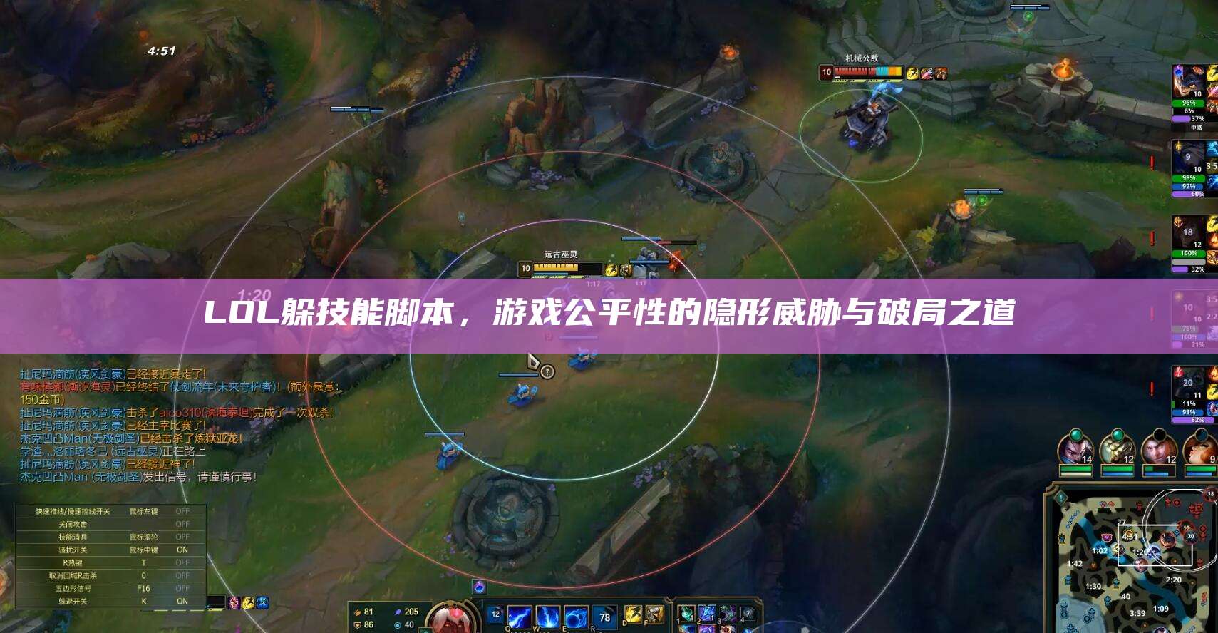 LOL躲技能脚本,游戏公平性的隐形威胁与破局之道