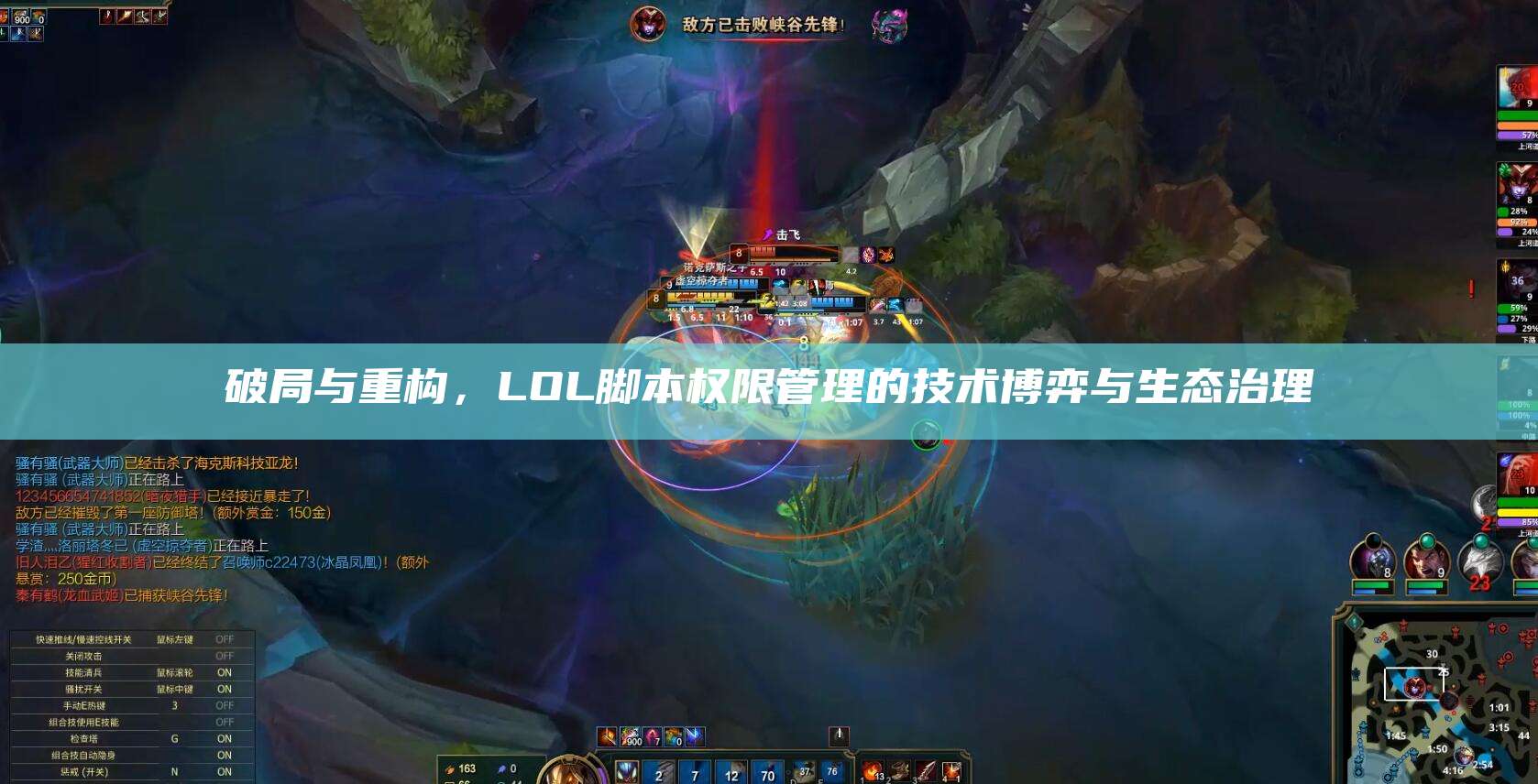 破局与重构,LOL脚本权限管理的技术博弈与生态治理