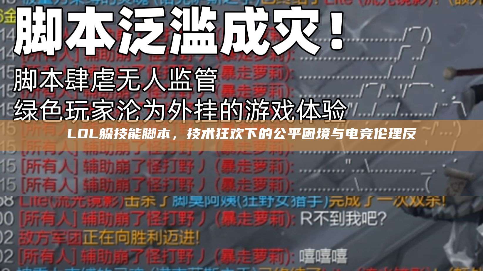 LOL躲技能脚本,技术狂欢下的公平困境与电竞伦理反