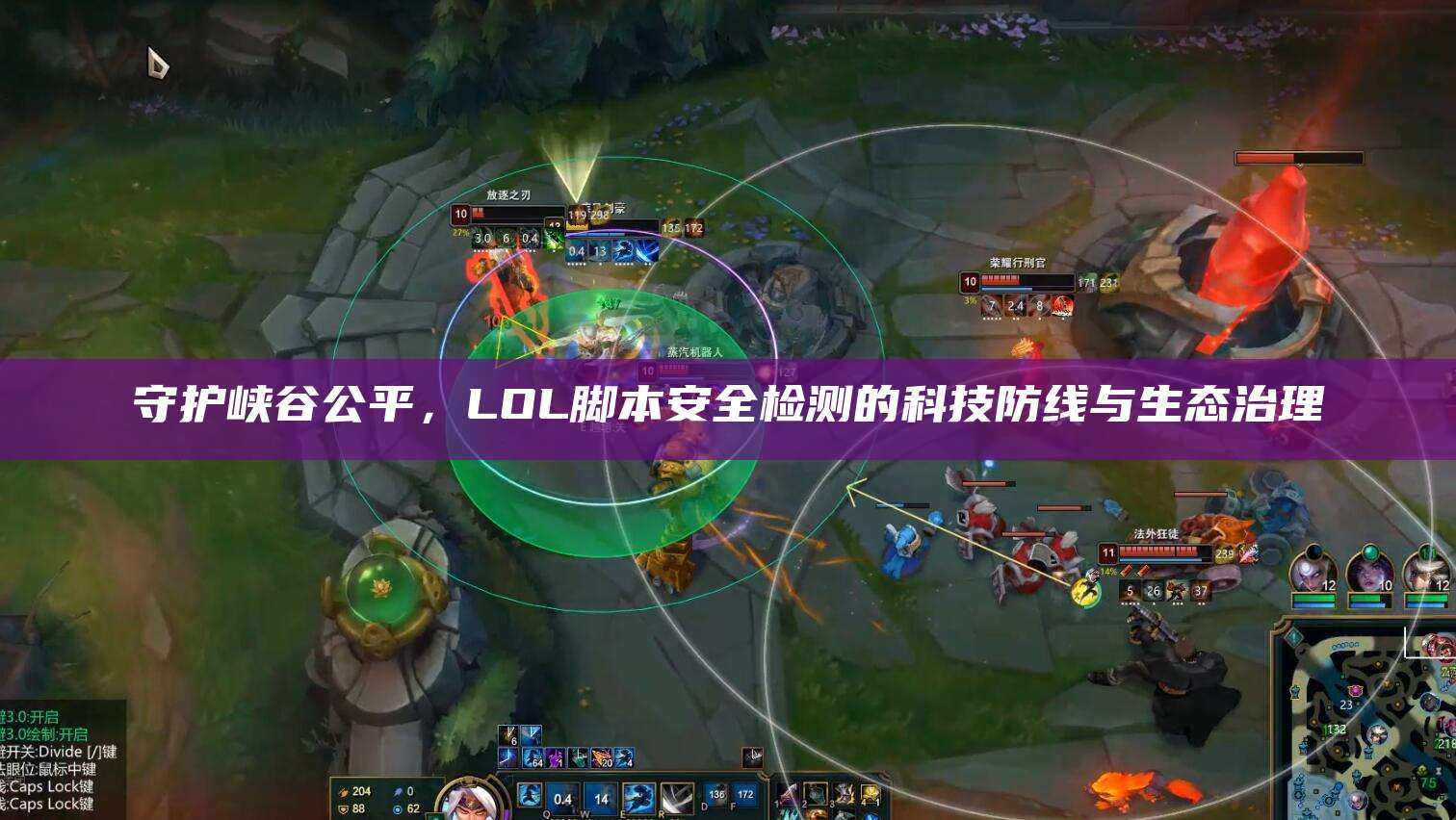 守护峡谷公平,LOL脚本安全检测的科技防线与生态治理