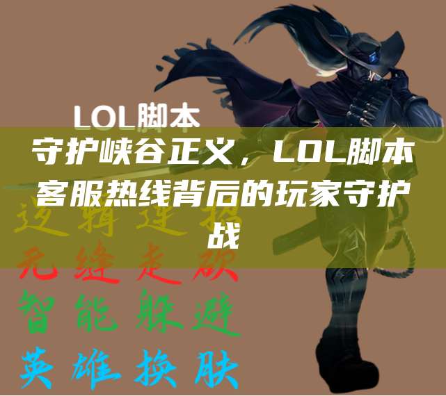 守护峡谷正义,LOL脚本客服热线背后的玩家守护战