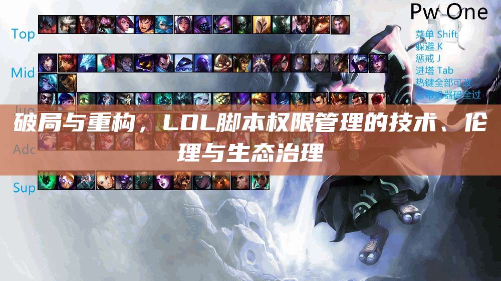 破局与重构,LOL脚本权限管理的技术、伦理与生态治理
