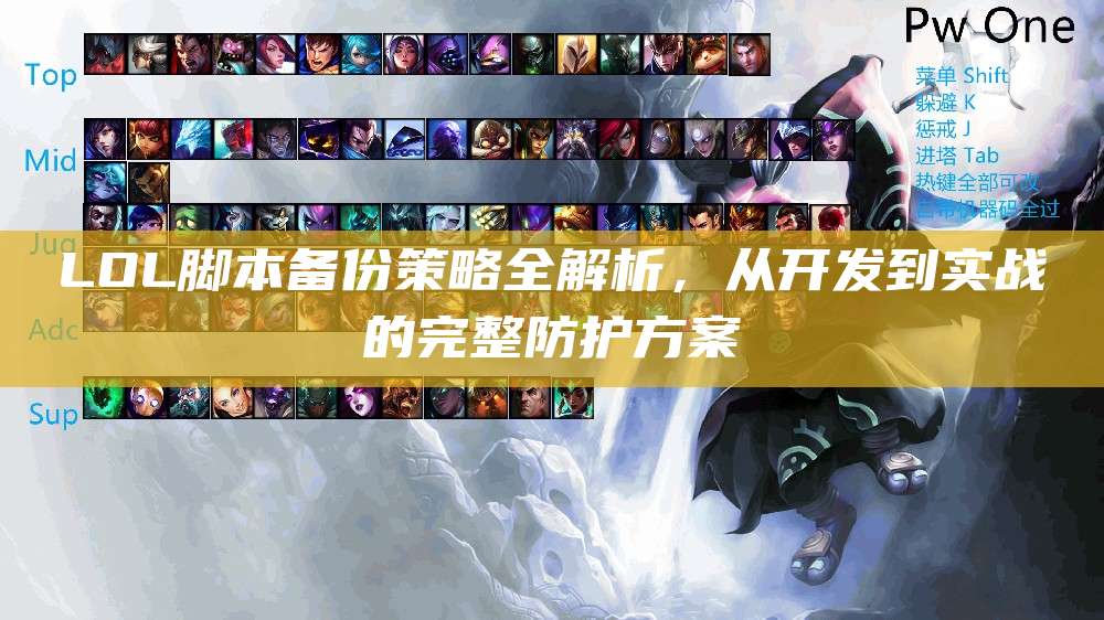 LOL脚本备份策略全解析,从开发到实战的完整防护方案